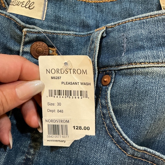 Madewell 9” Mid-Rise Skinny Jeans in Pleasant Wash Women’s Size 30 - Picture 10 of 15